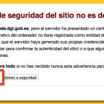 Excepcion de seguridad